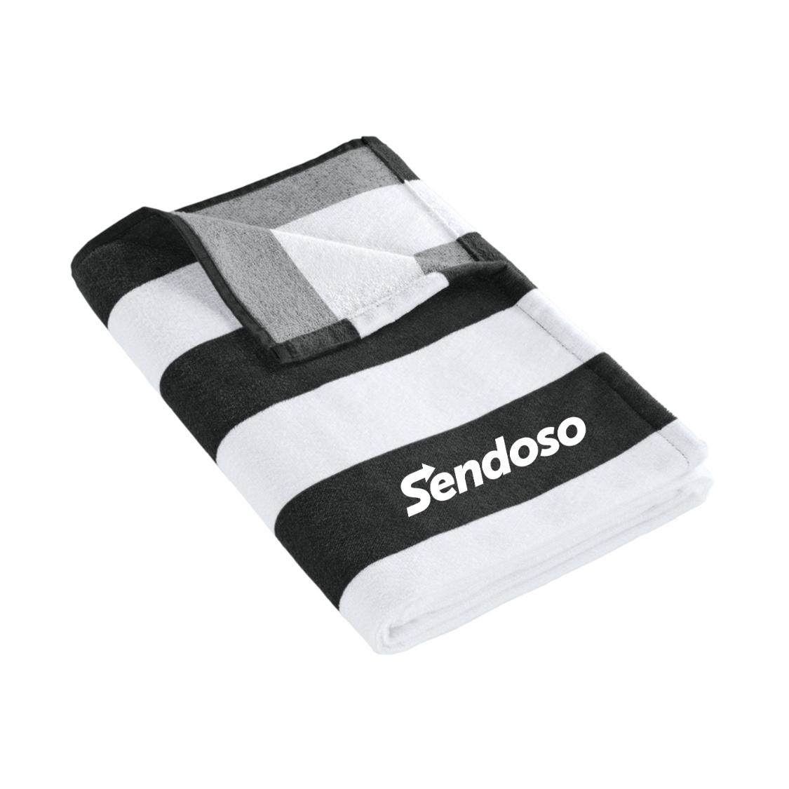 Port Authority Value Cabana Stripe Towel