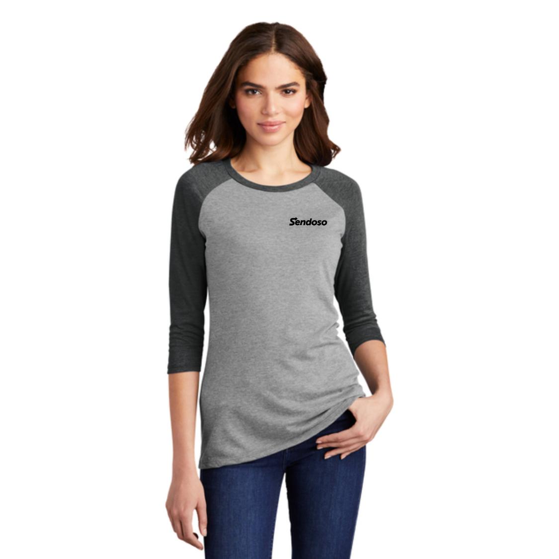 Women's Fit District 3/4 Sleeve Raglan