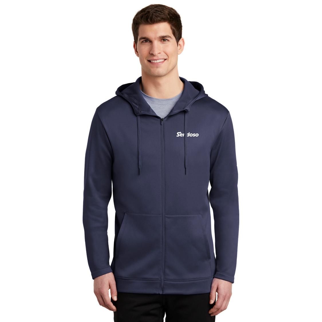 Nike Men's Therma Fit Full-Zip Fleece Hoodie
