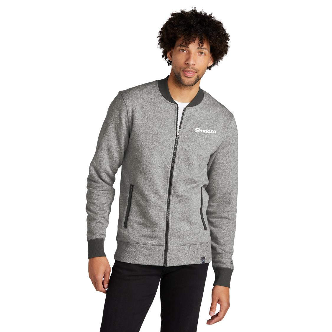 Men's New Era French Terry Baseball Full Zip