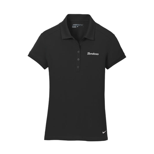 Ladies Nike Dri-FIT Solid Icon Pique Modern Fit Polo