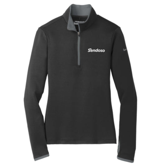 Ladies Nike Dri-FIT Stretch 1/2-Zip Cover-Up