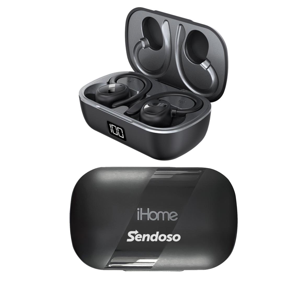 iHome XT-82 Wireless Personalized Earbuds with Charger Case