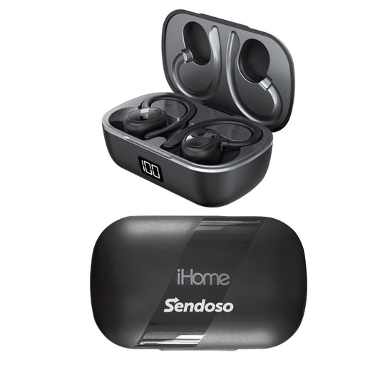 iHome XT-82 Wireless Personalized Earbuds with Charger Case