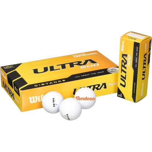 Wilson Ultra 500 Golf Ball - 3 Pack